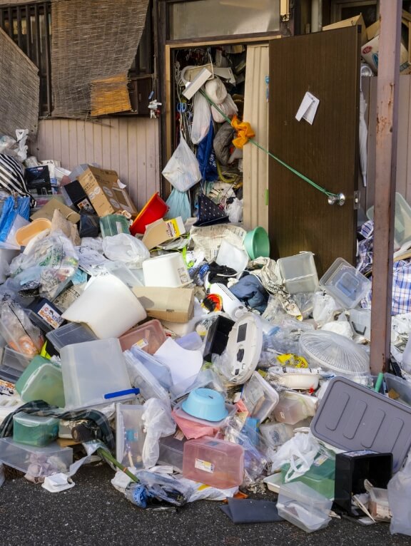 ゴミ屋敷もお任せください。