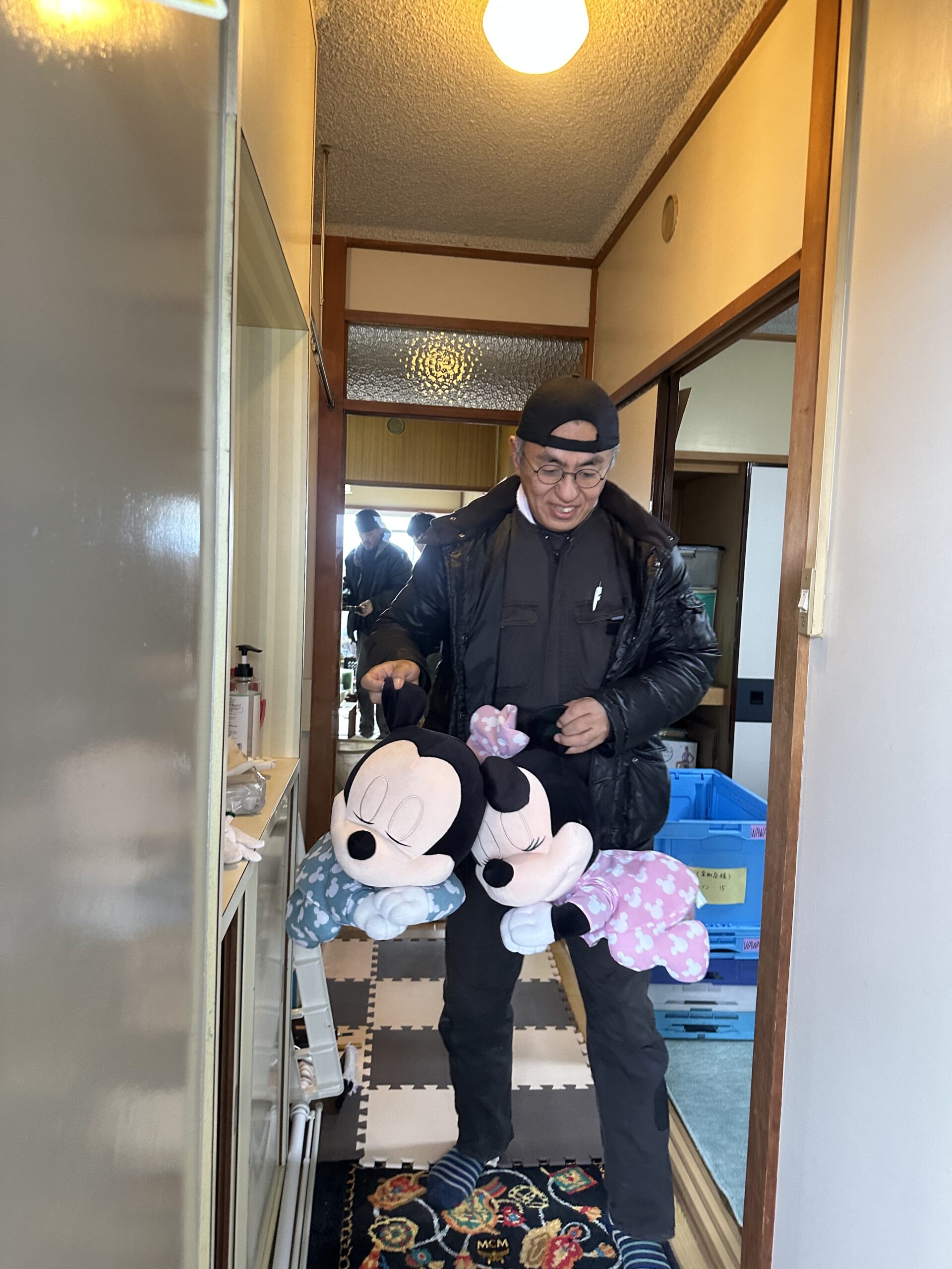 市営住宅での残置物作業を行いました。