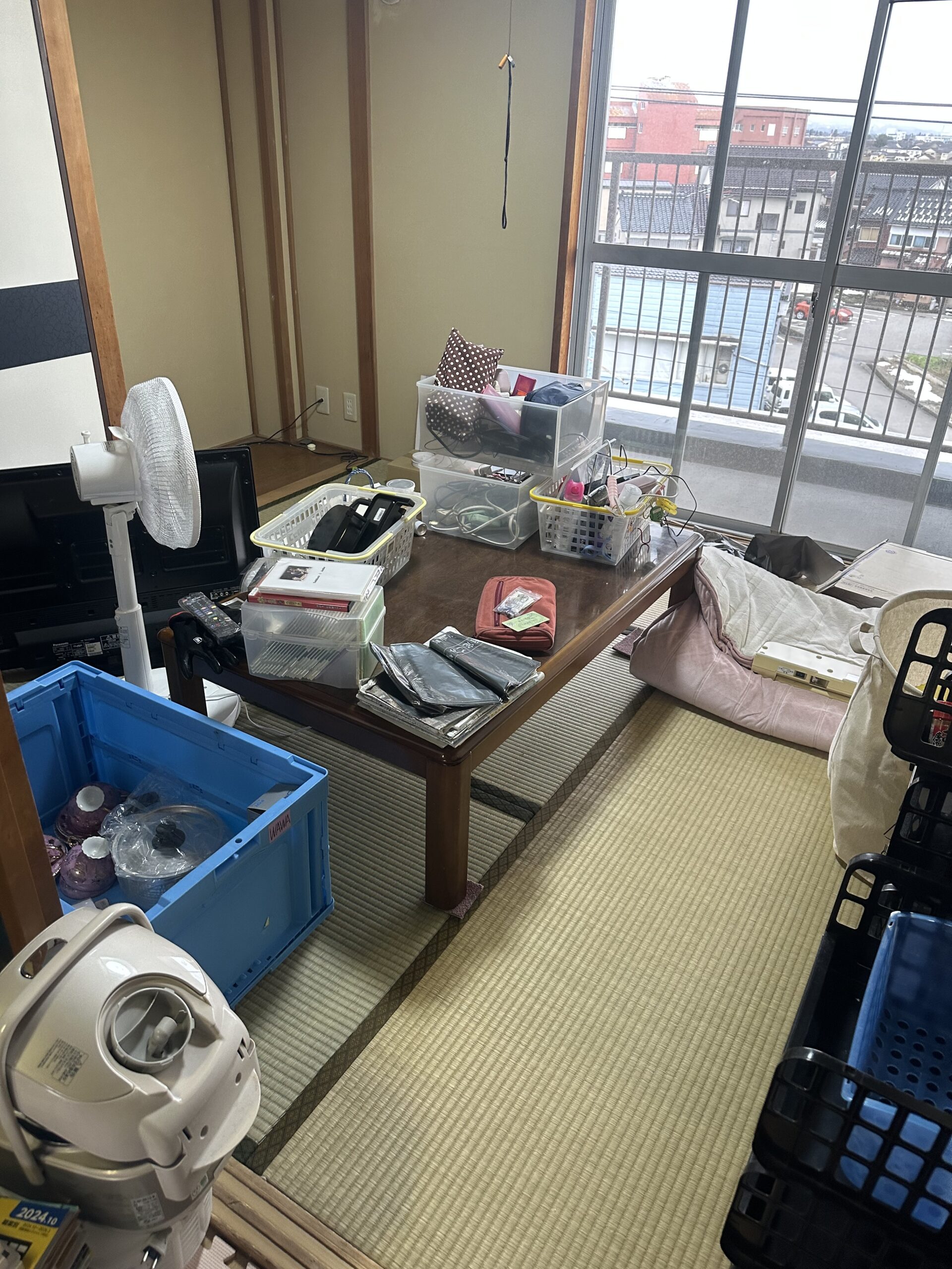 市営住宅での残置物作業を行いました。